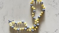 Hong Kong flower Beaded Necklace