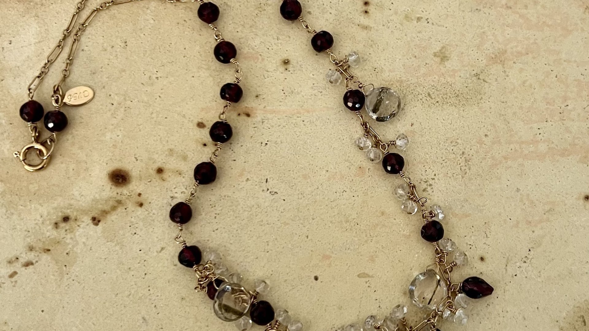 Garnet Princess Necklace