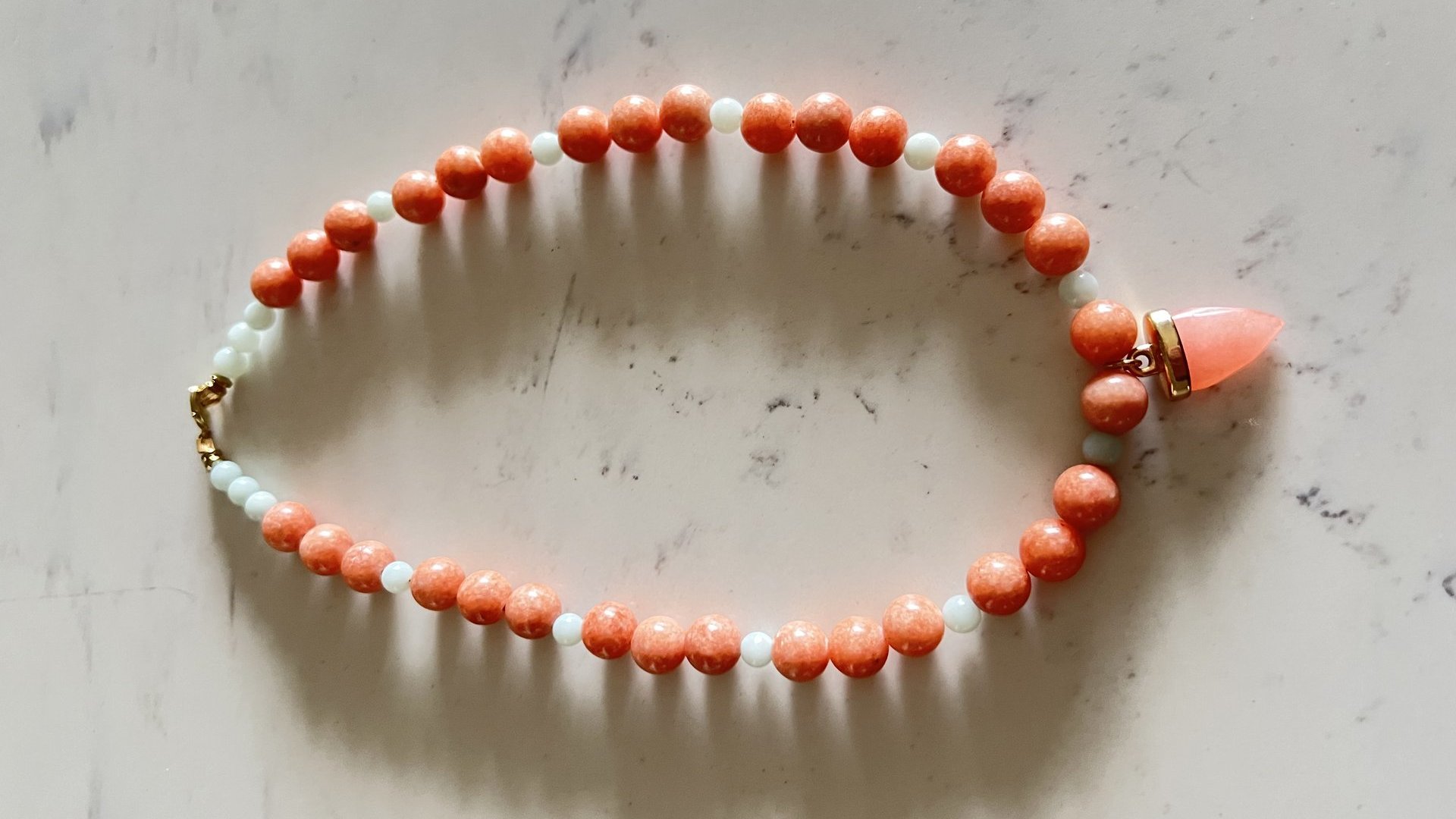 Peach Tone Necklace