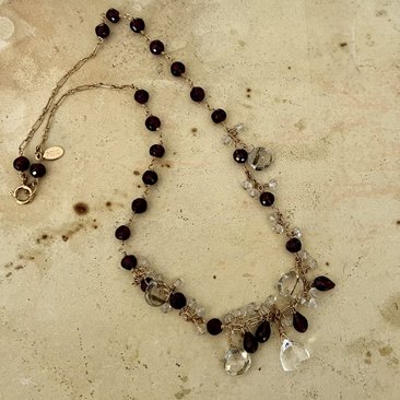 Garnet Princess Necklace
