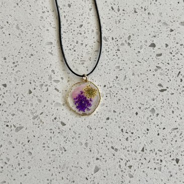 Three Flower Necklace (sold)