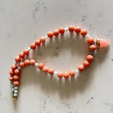 Peach Tone Necklace