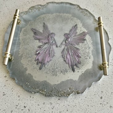 Silver Angel Tray 